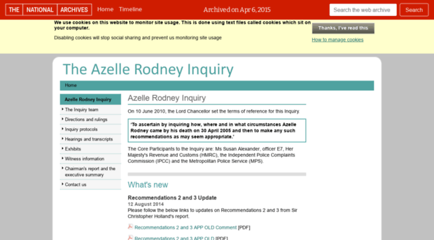 azellerodneyinquiry.independent.gov.uk