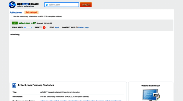 azilect.com.webstatsdomain.org