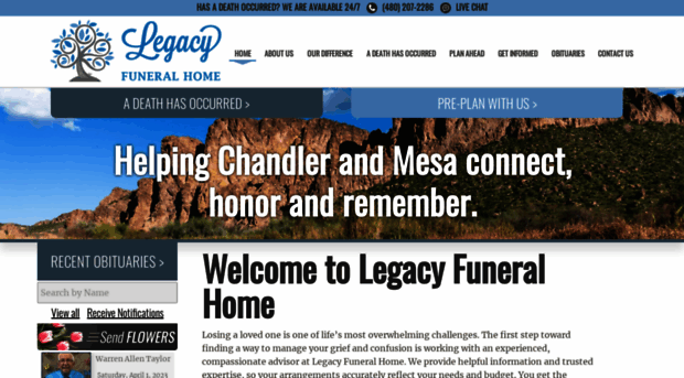 azlegacyfuneralhome.com