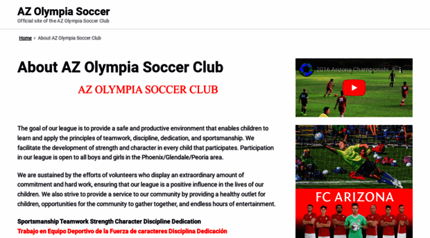 azolympiasoccer.com