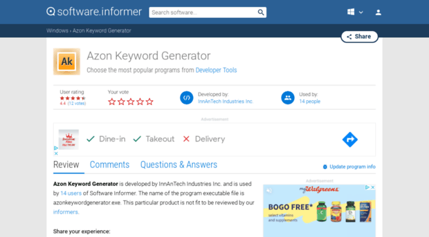 azon-keyword-generator.software.informer.com