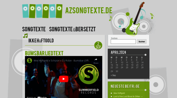 azsongtexte.de