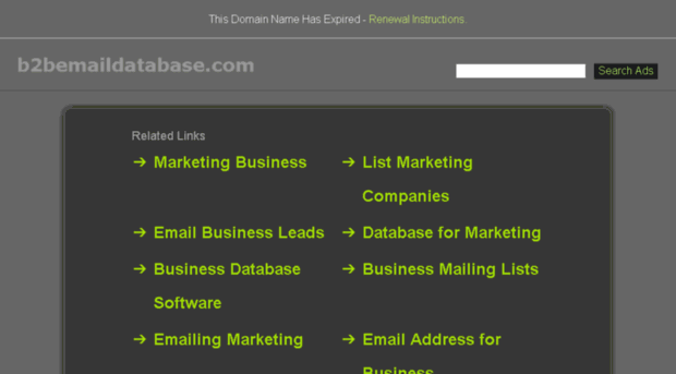 b2bemaildatabase.com