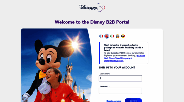 b2bportal.disneylandparis.com