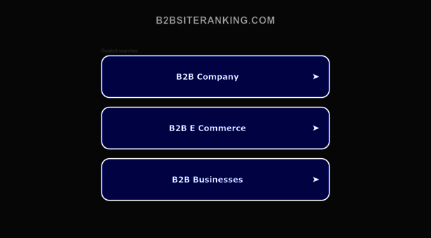 b2bsiteranking.com