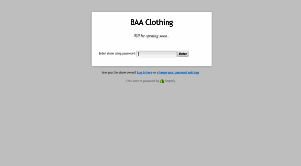 baaclothing.com