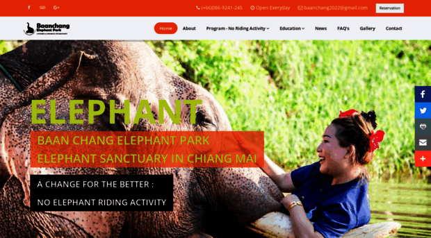 baanchangelephantpark.com