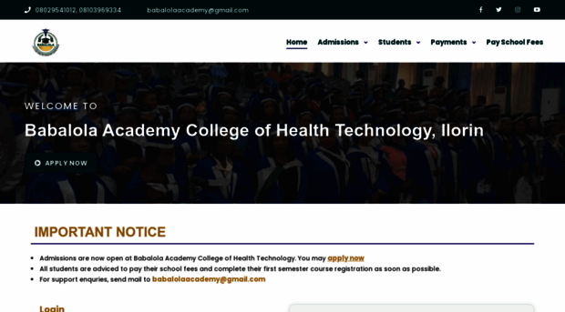 babalolacollege.edu.ng