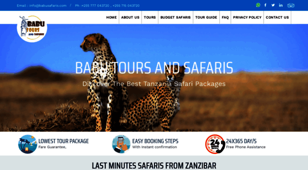 babusafaris.com