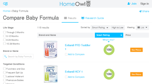 baby-formula.findthebest.com