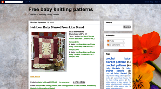 baby-knitting-free-patterns.blogspot.fr