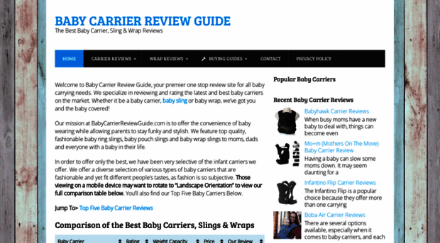 babycarrierreviewguide.com