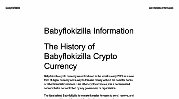 babyflokizilla.com