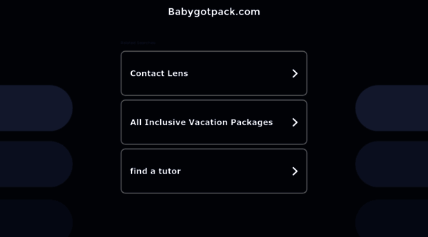 babygotpack.com