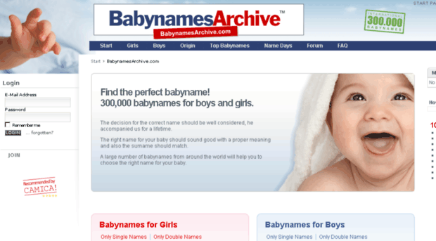 babynamesarchive.com