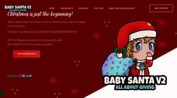 babysantatoken.com