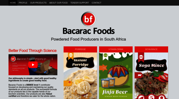 bacaracfoods.co.za