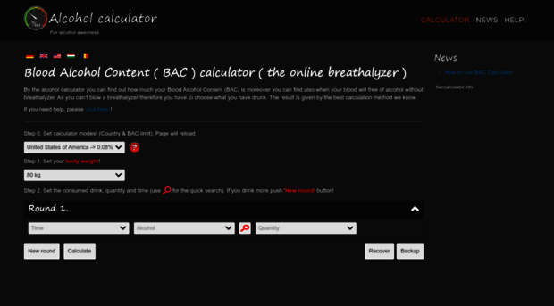 baccalculator.info