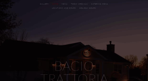 baciotrattoria.com