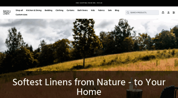 back2linen.com