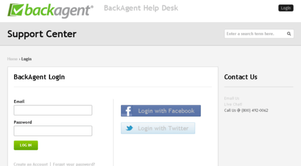 backagent.desk.com