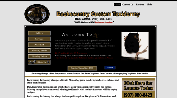 backcountrytaxidermy.com