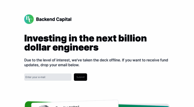 backendcapital.com