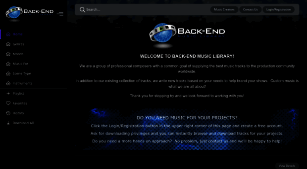 backendmusiclibrary.com