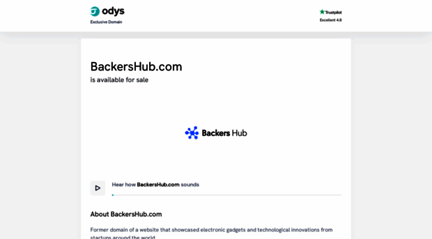 backershub.com