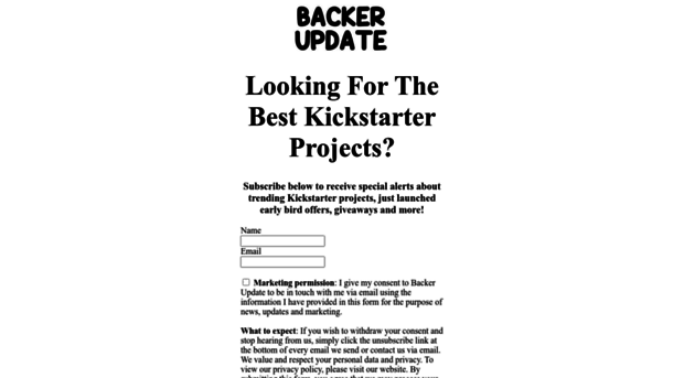 backerupdate.com