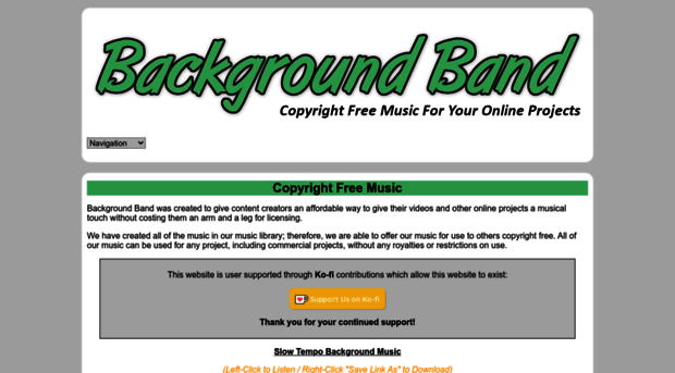 backgroundband.com