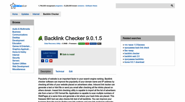 backlink-checker.updatestar.com