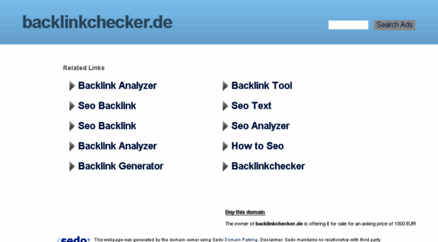 backlinkchecker.de