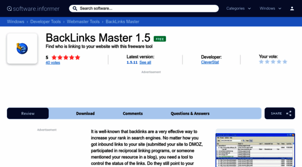 backlinks-master.software.informer.com