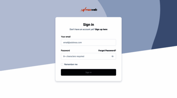 Maxweb Affiliate Affiliate Network Login