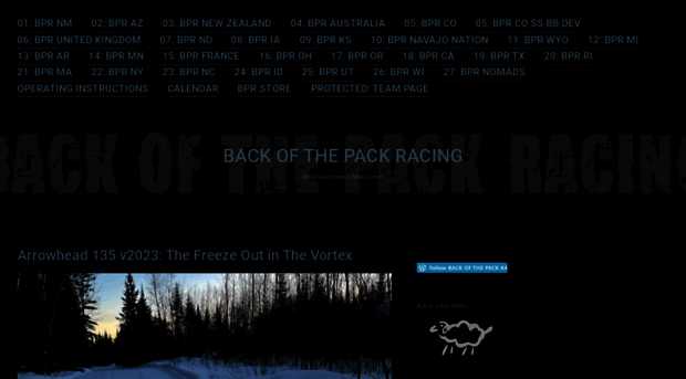 backofthepackracing.com