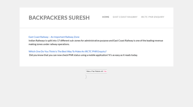 backpackerssuresh.yolasite.com