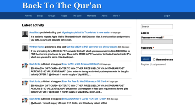 backtothequran.com