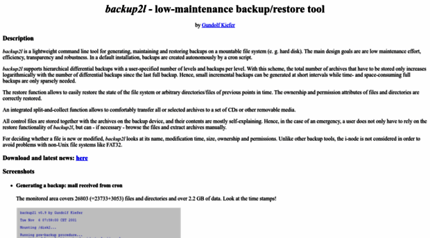 backup2l.sourceforge.net