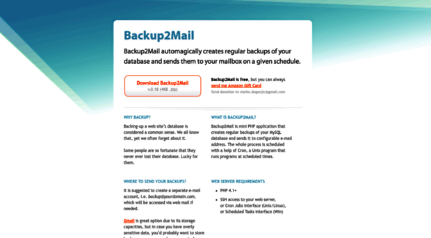 backup2mail.com