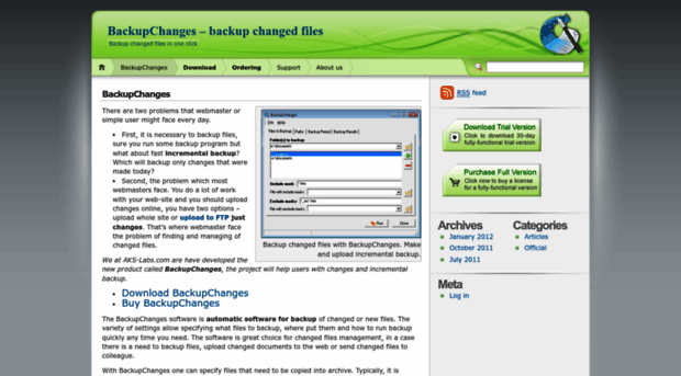 backupchanges.com