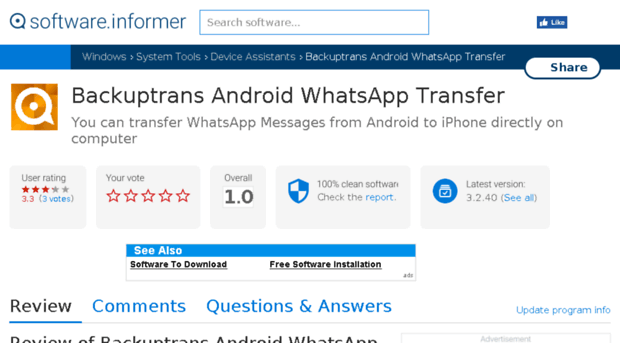 backuptrans-android-whatsapp-transfer.software.informer.com