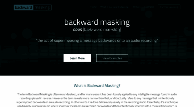 backwardmasking.com