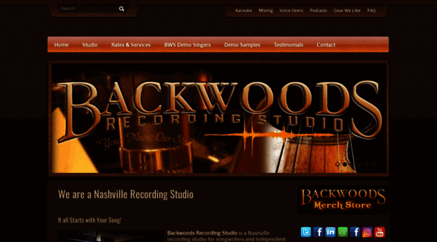 backwoodsrecordingstudio.com