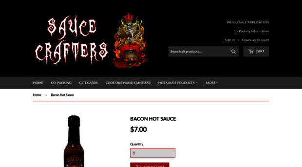 baconhotsauce.com