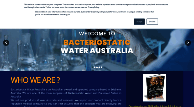bacteriostaticwateraustralia.com.au