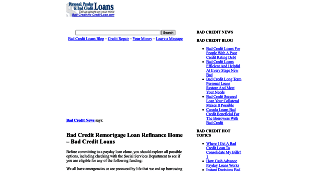 bad-credit-no-credit-loan.com