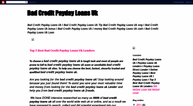 bad-credit-payday-loans-uk.blogspot.com