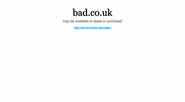 bad.co.uk