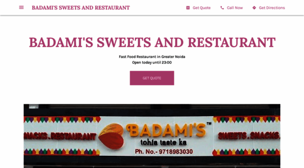 badamis-sweets-and-restaurant.business.site